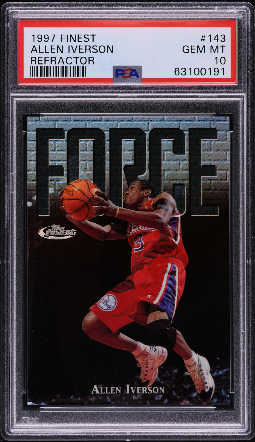 その他 FINEST MASTERS REFLECTOR ALLEN IVERSON その他 FINEST MASTERS REFLECTOR ALLEN IVERSON TOUGH! 1998-99 Topps