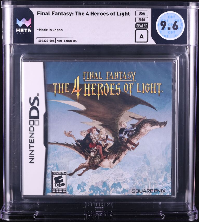 Final Fantasy: The 4 Heroes Of Light (Nintendo DS) WATA 9.6 A