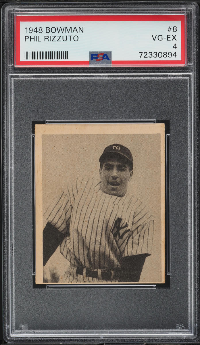 1948 Bowman Phil Rizzuto SP ROOKIE #8 PSA 4 VGEX