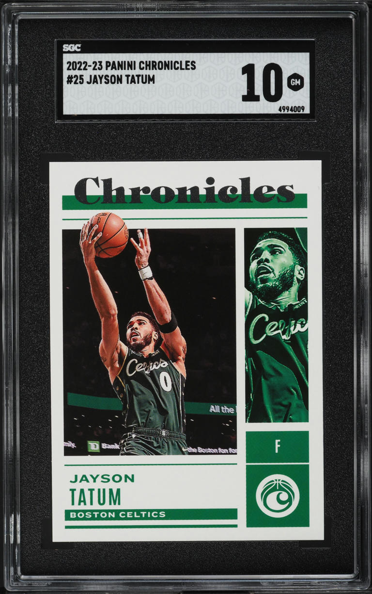 2022 Panini Chronicles Jayson Tatum #25 SGC 10 GEM MINT