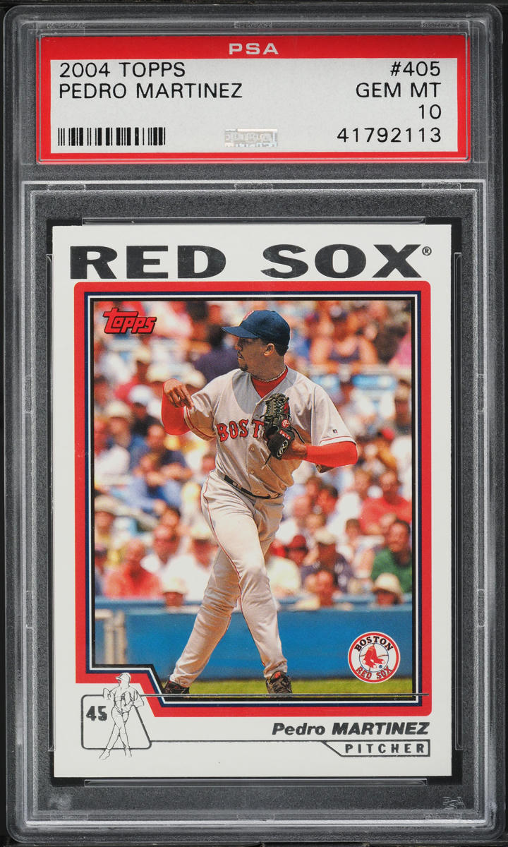 2004 Topps Pedro Martinez #405 PSA 10 GEM MINT