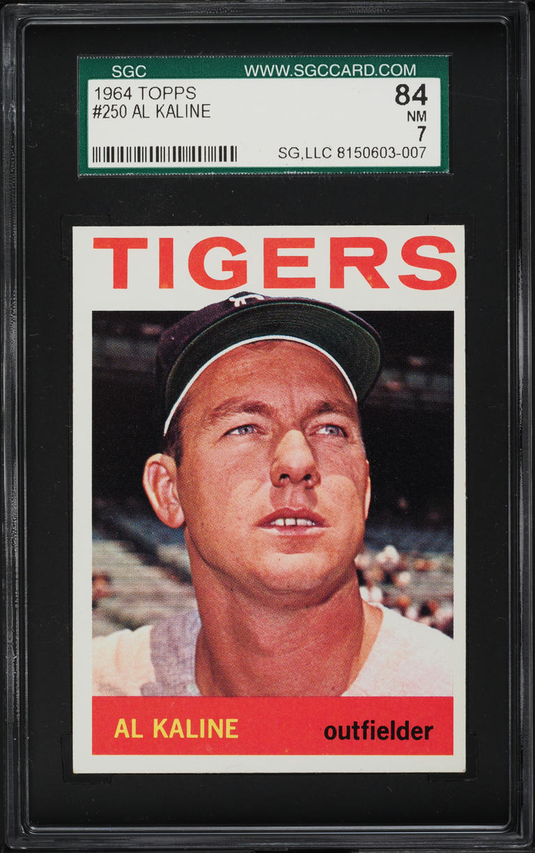 1964 Topps Al Kaline #250 SGC 7 NRMT