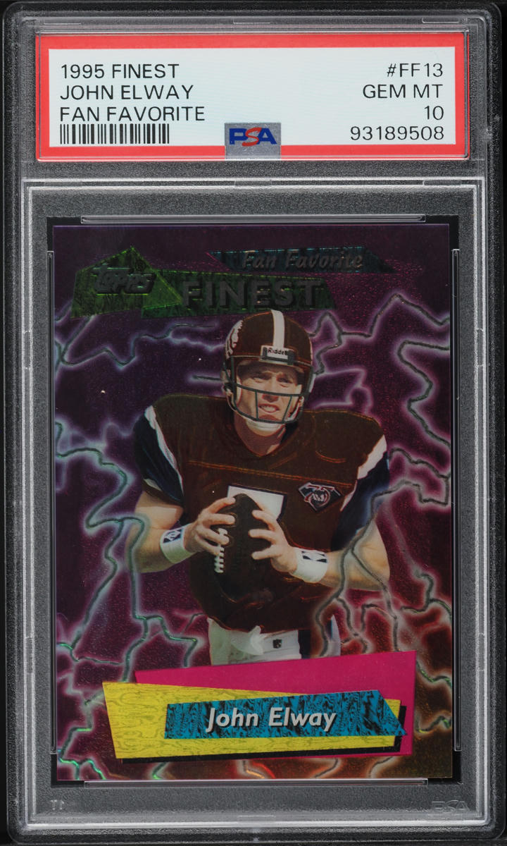 1995 Finest Fan Favorite John Elway #FF13 PSA 10 GEM MINT