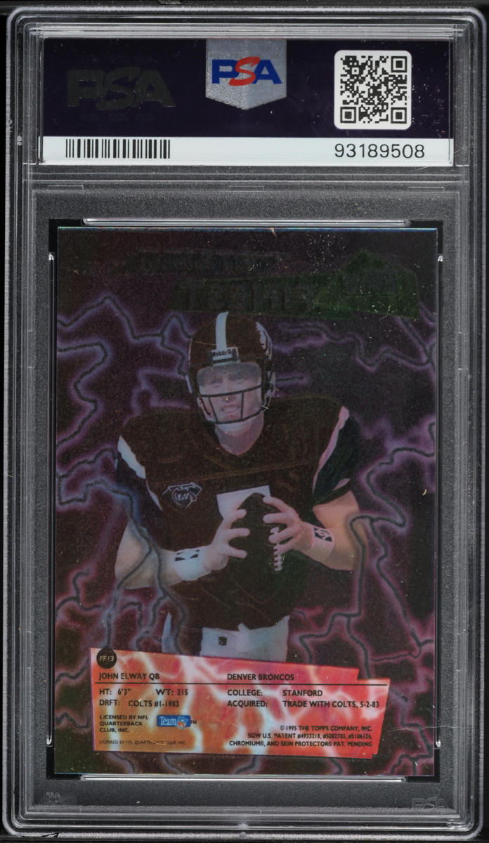 1995 Finest Fan Favorite John Elway #FF13 PSA 10 GEM MINT