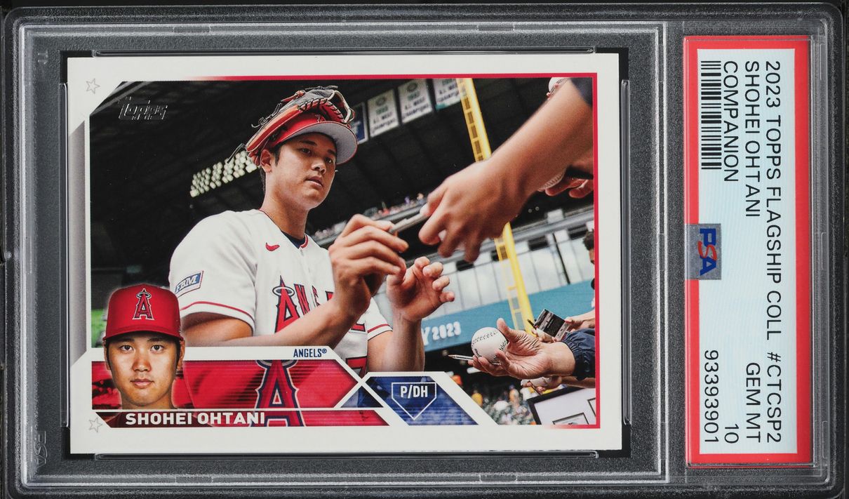 2023 Topps Flagship Collection Companion Shohei Ohtani #CTCSP-2 PSA 10 GEM MINT
