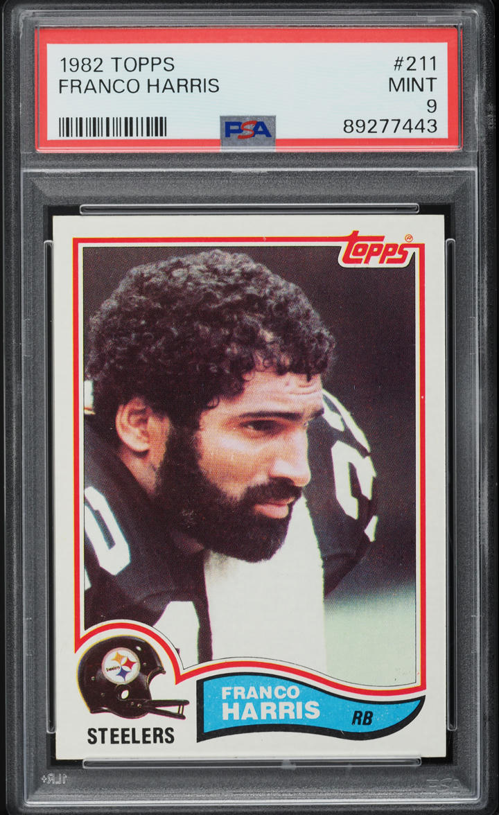 1982 Topps Football Franco Harris #211 PSA 9 MINT