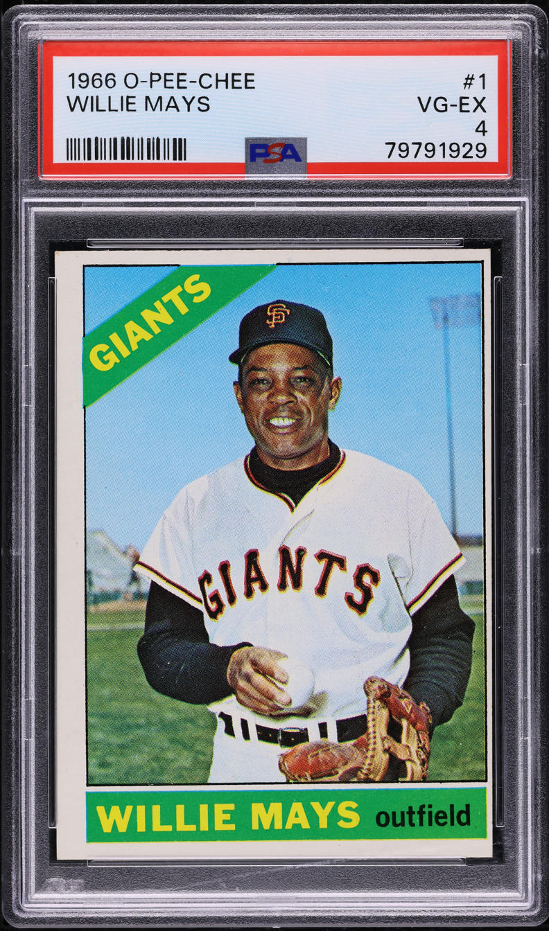 1966 O-Pee-Chee Willie Mays #1 PSA 4 VGEX