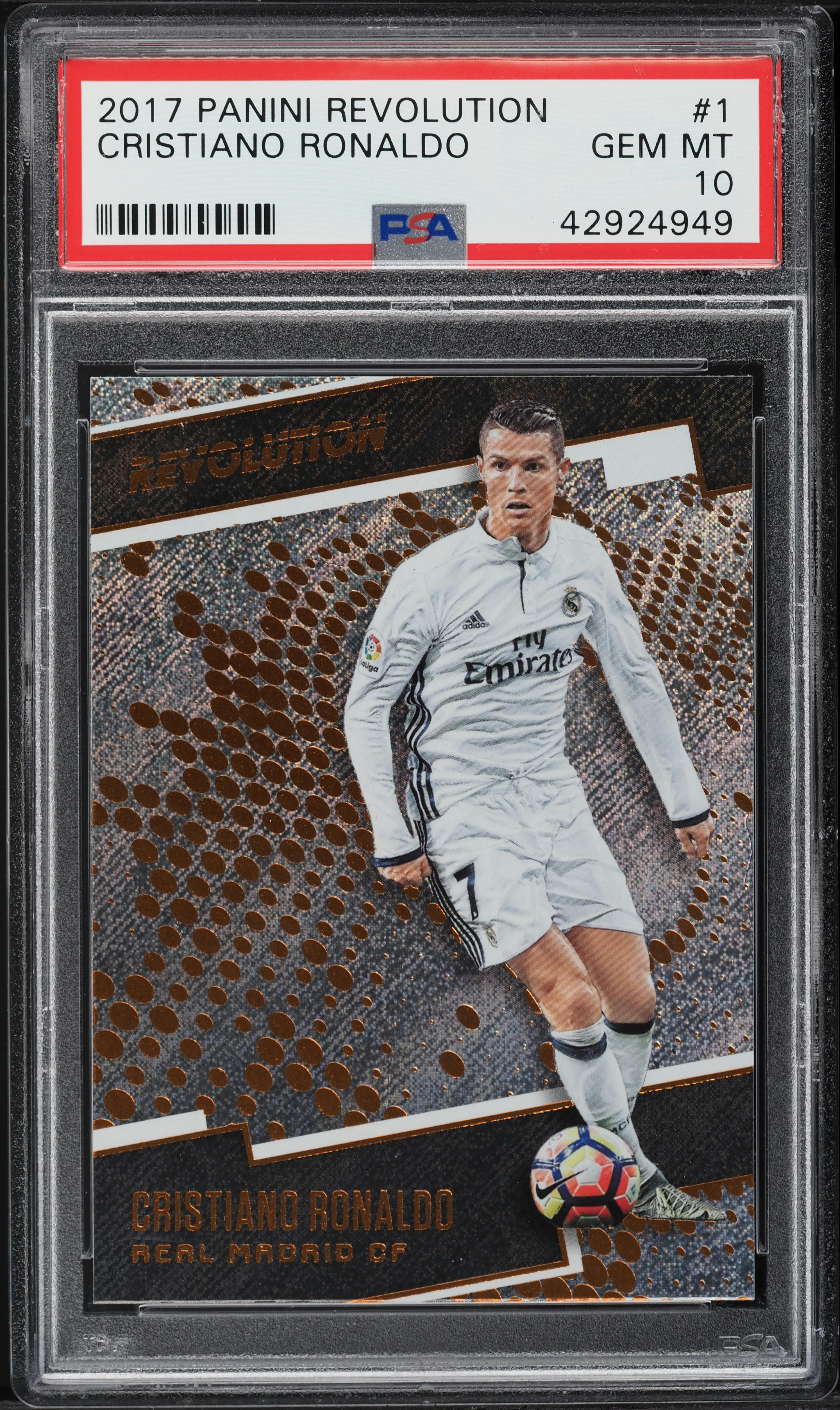 2017 Panini Revolution Astro Cristiano Ronaldo #1 PSA 10 GEM MINT 