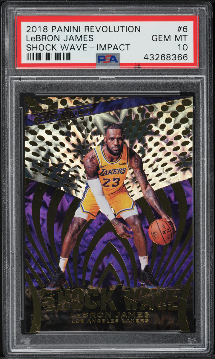2018 Panini Revolution Shock Wave Impact LeBron James #6 PSA 10 GEM MINT