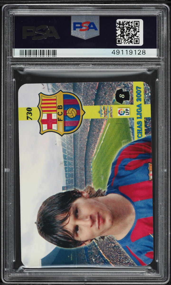 2006 Mundicromo Las Fichas De Liga Lionel Messi #730 PSA 9 MINT