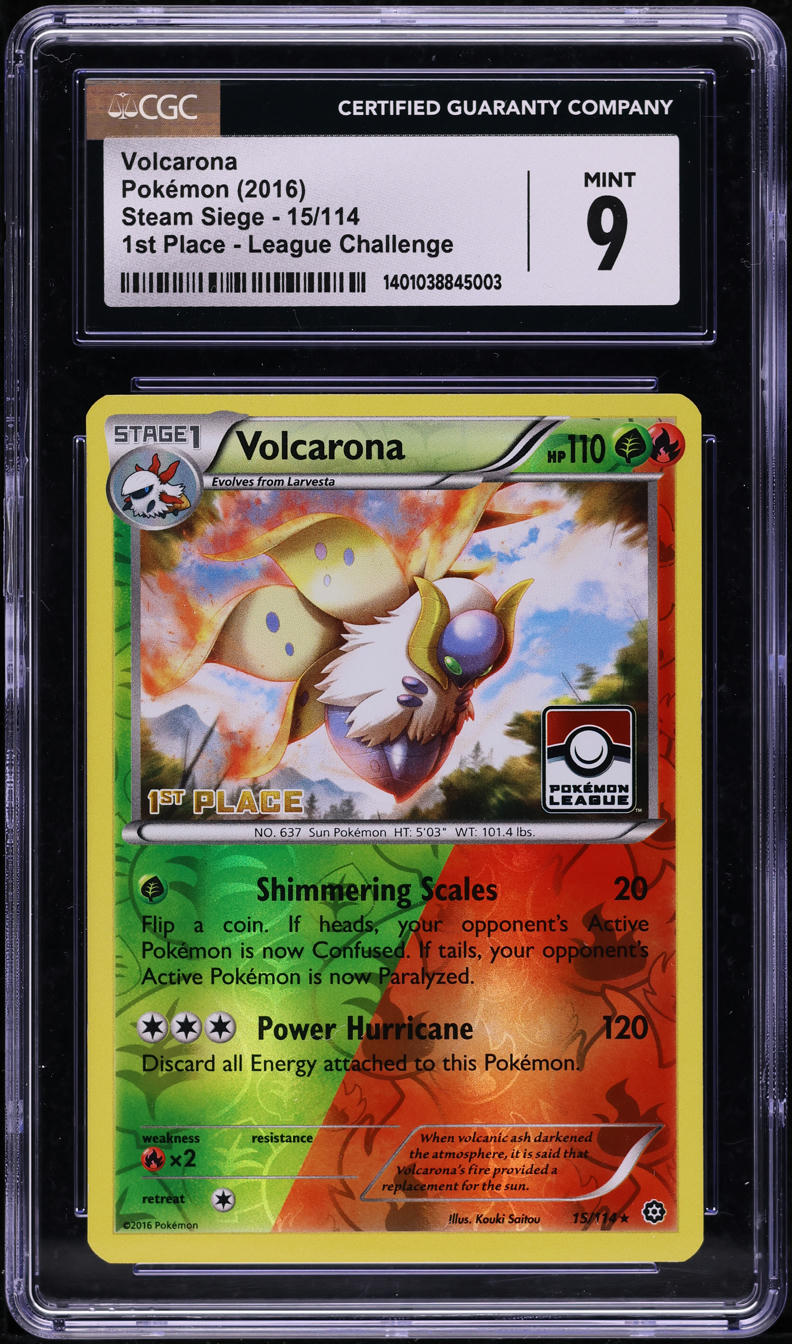 volcarona pokemon card price Pokemon Cards: VOLCARONA 15/114 RARE # 9H87 – Archeron main image 1