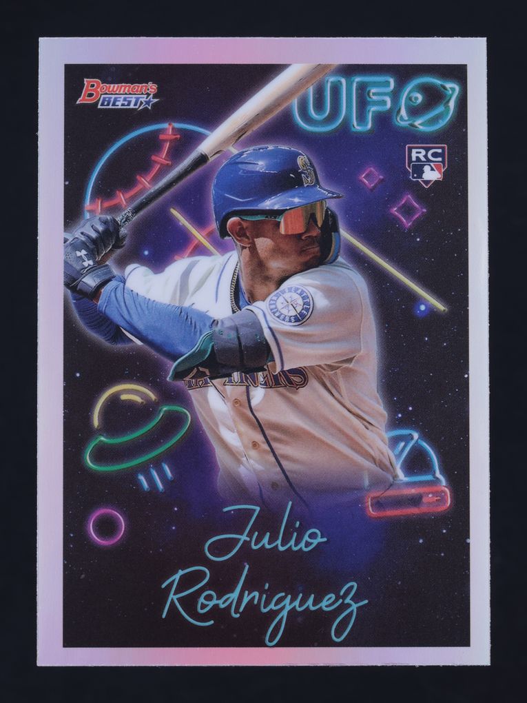2022 Bowman's Best UFO Julio Rodriguez ROOKIE #UFO-4 MBA AUTH