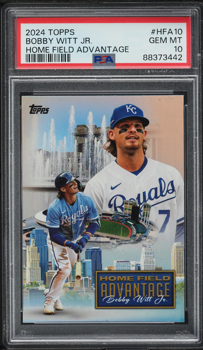 2024 Topps Home Field Advantage Bobby Witt Jr. #HFA-10 PSA 10 GEM MINT