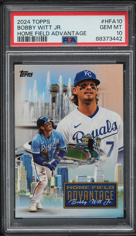 2024 Topps Home Field Advantage Bobby Witt Jr. #HFA-10 PSA 10 GEM