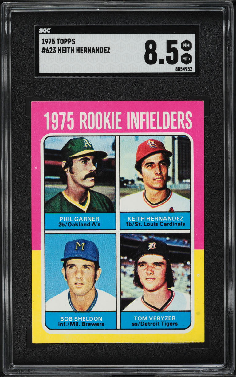 1975 Topps Keith Hernandez ROOKIE #623 SGC 8.5 NM-MT+