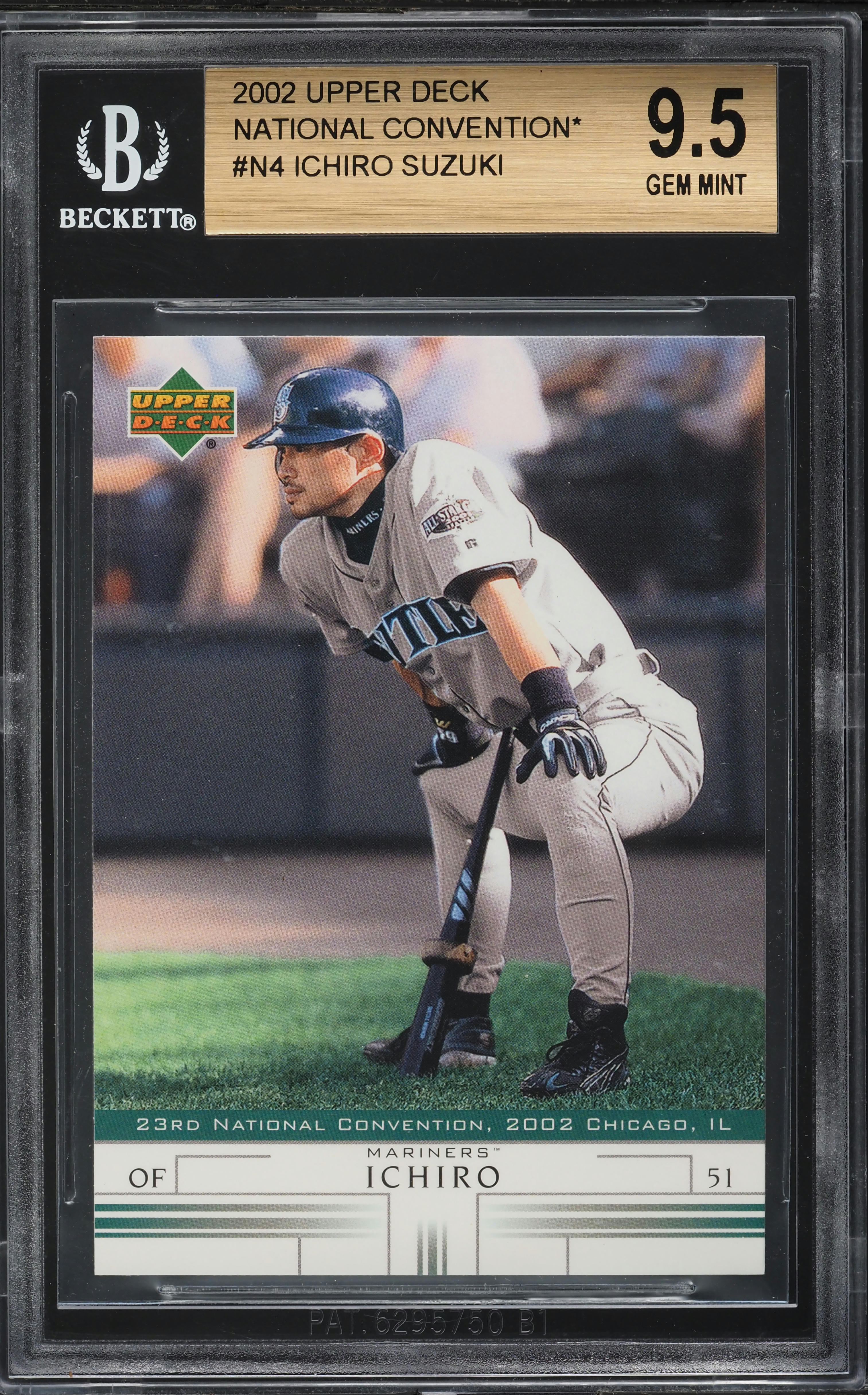 2002 Upper Deck National Convention Ichiro Suzuki #N4 BGS 9.5 GEM
