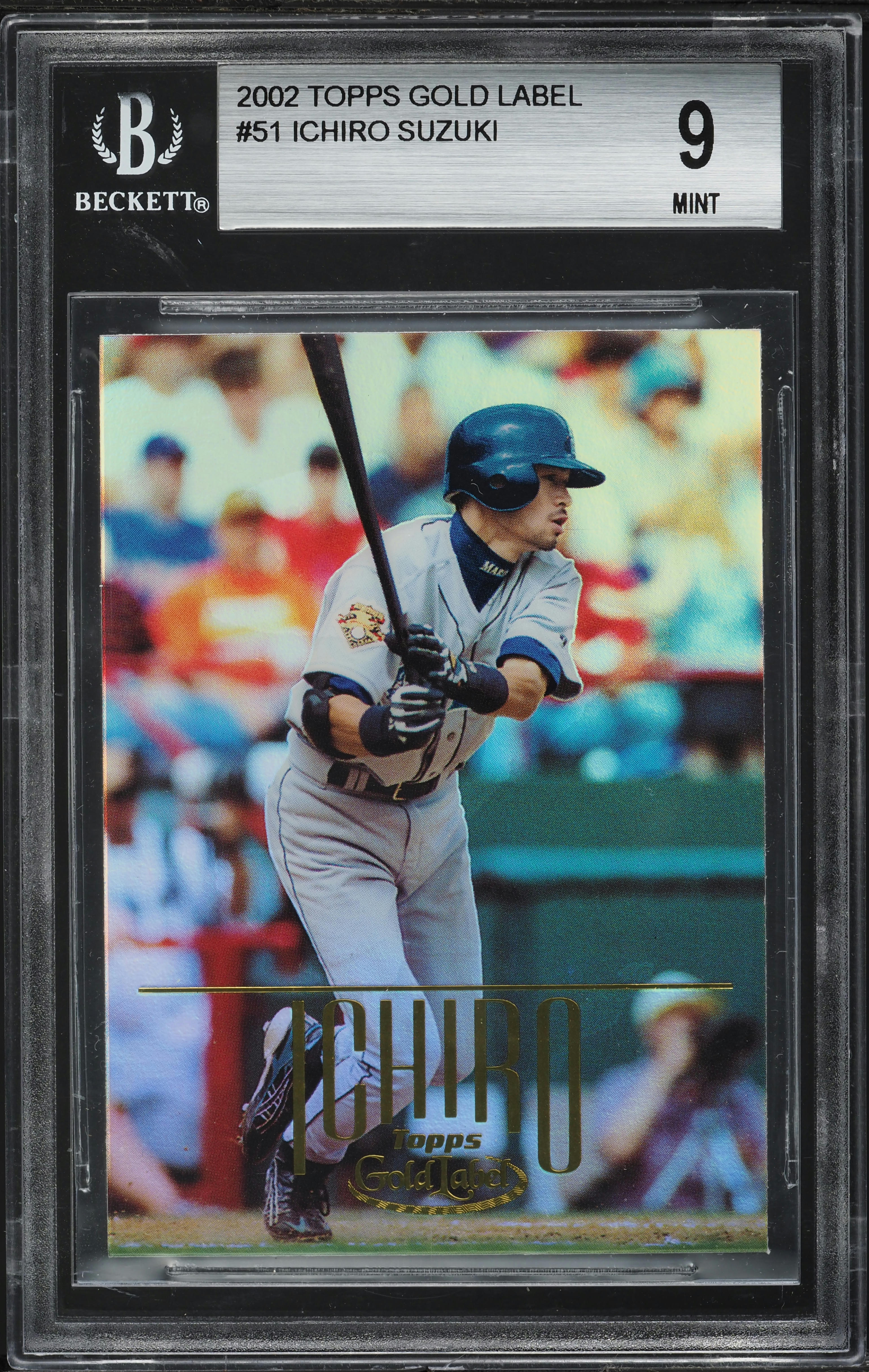 2002 Topps Gold Label Ichiro Suzuki #51 BGS 9 MINT on Fanatics Collect