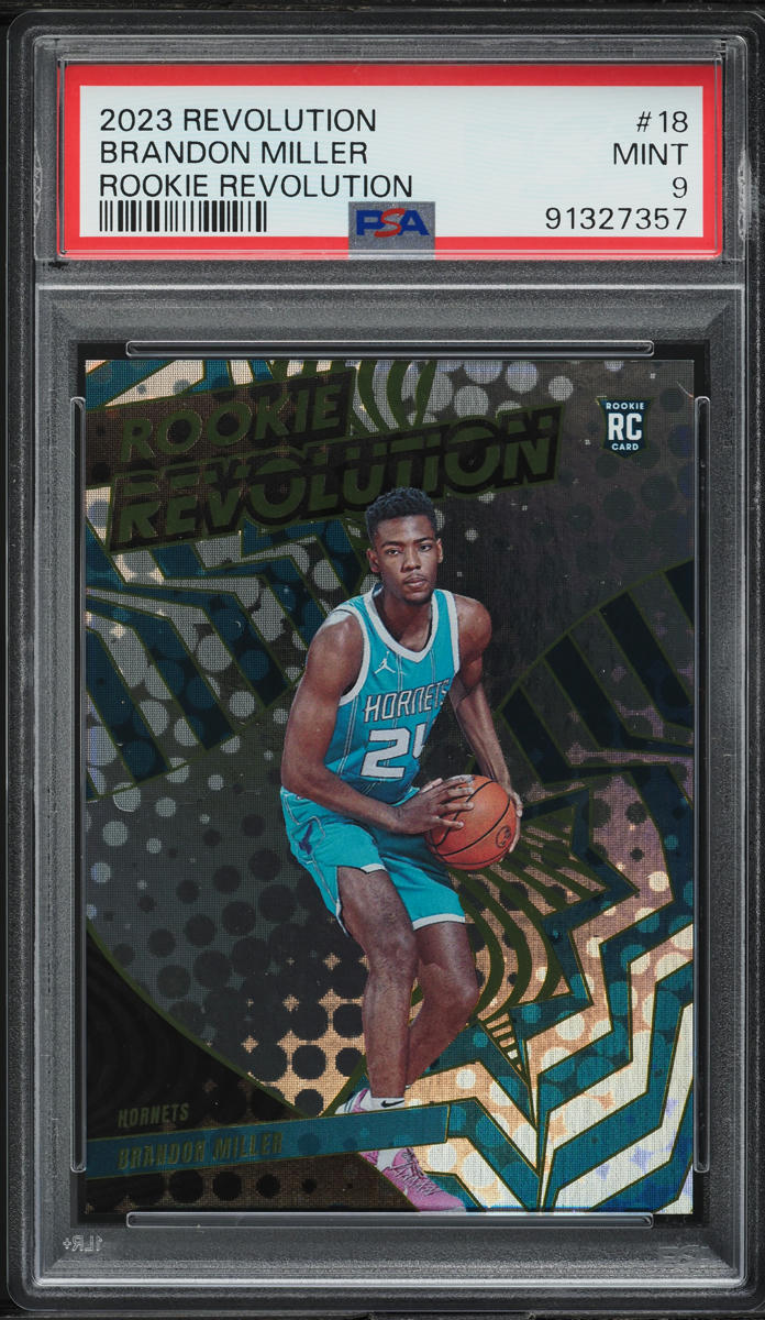 2023 Panini Revolution Brandon Miller ROOKIE #18 PSA 9 MINT