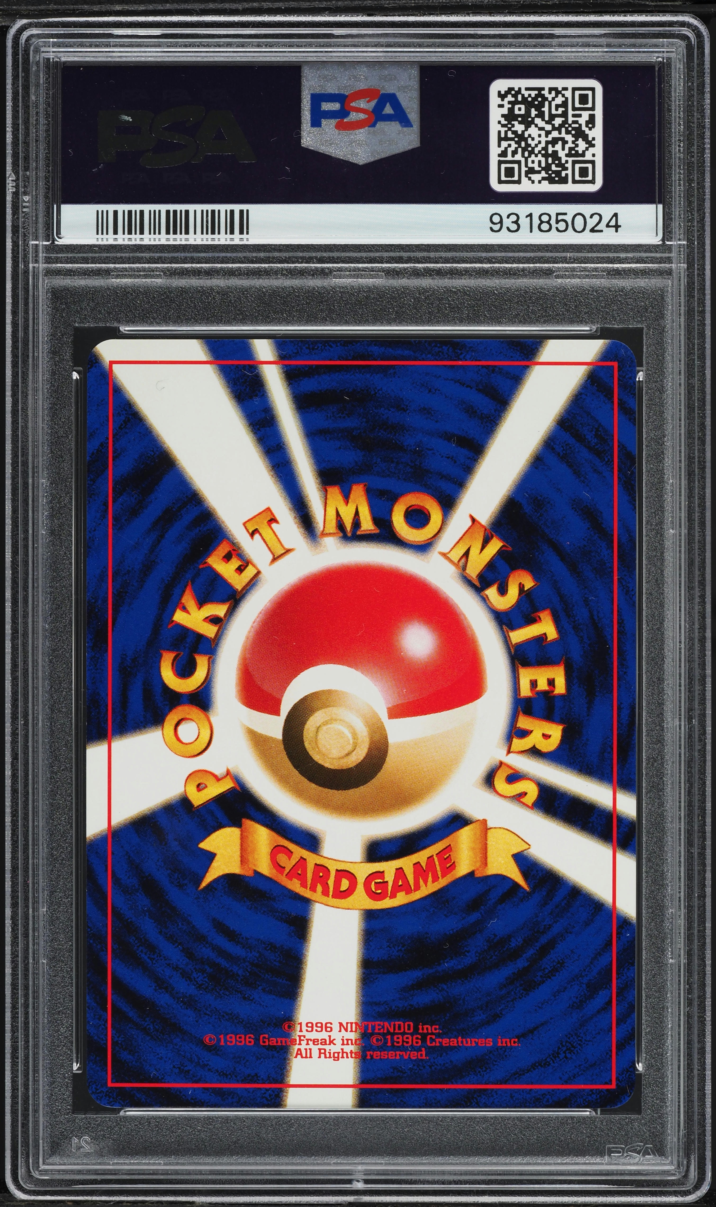 2000 Pokemon Japanese Promo Neo 2 Reverse Holo Charizard #6 PSA 9