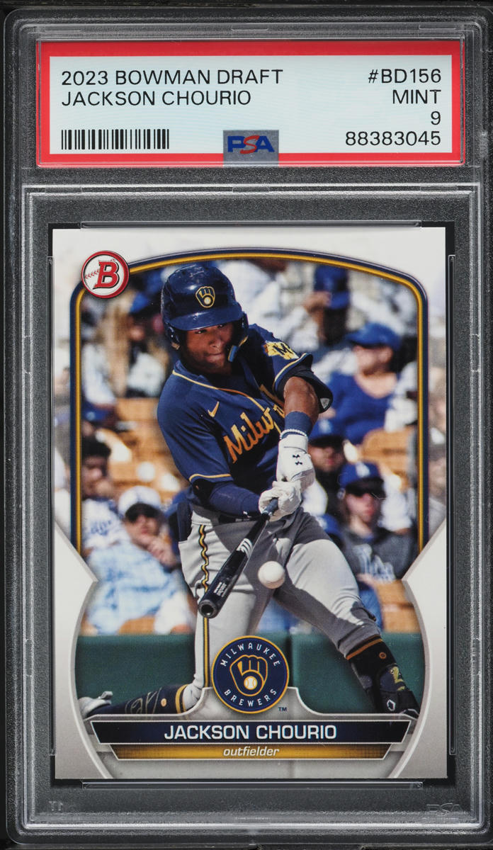 2023 Bowman Draft Jackson Chourio #BD156 PSA 9 MINT