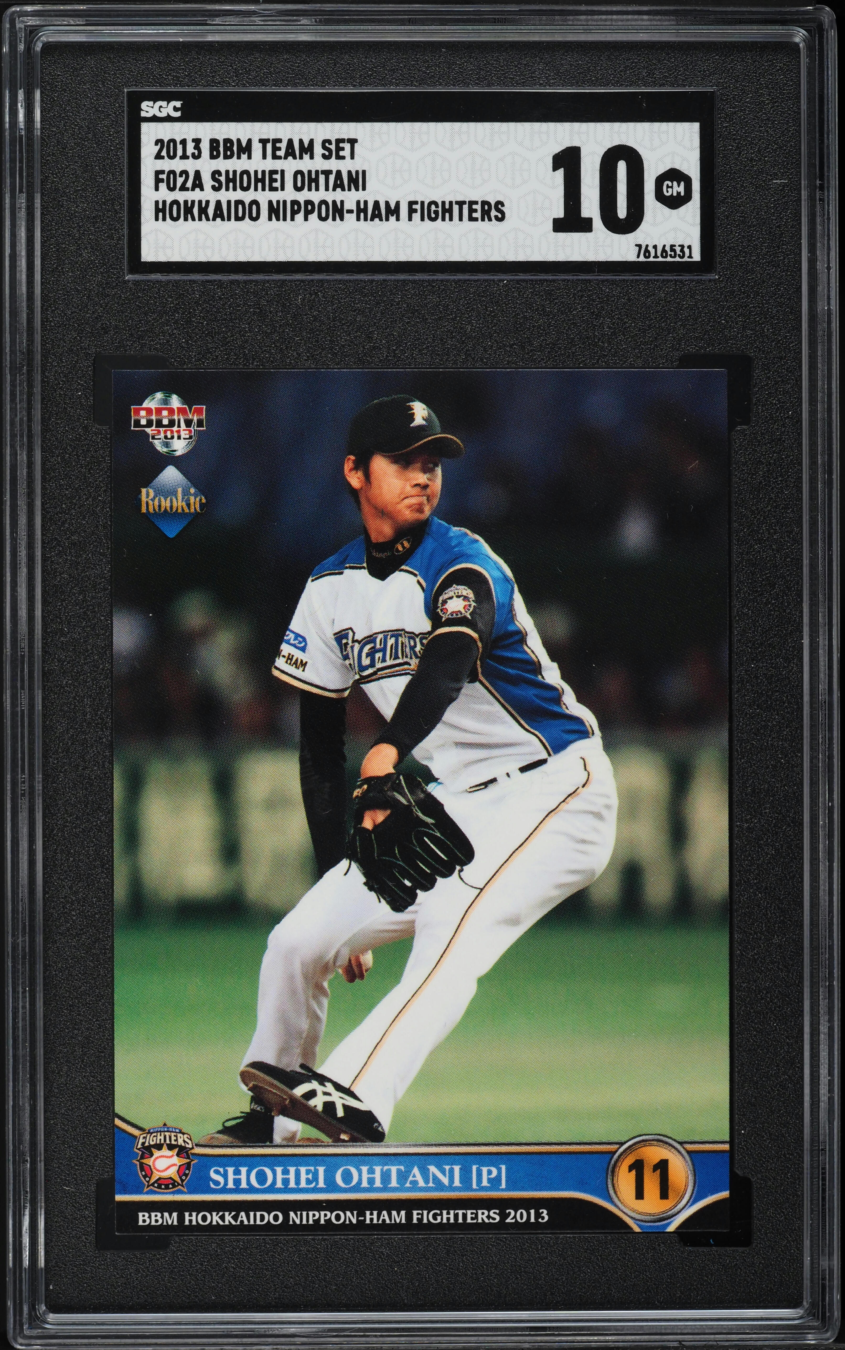2013 BBM Team Set Hokkaido Nippon-Ham Fighters Shohei Ohtani