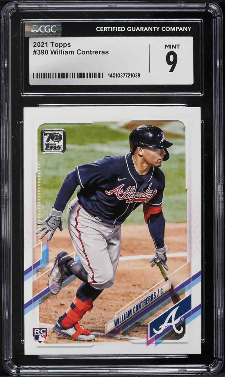 2021 Topps William Contreras ROOKIE #390 CGC 9 MINT