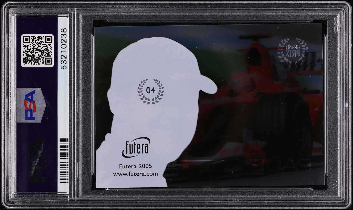 2005 Futera Grand Prix Pace Michael Schumacher #4 PSA 9 MINT on