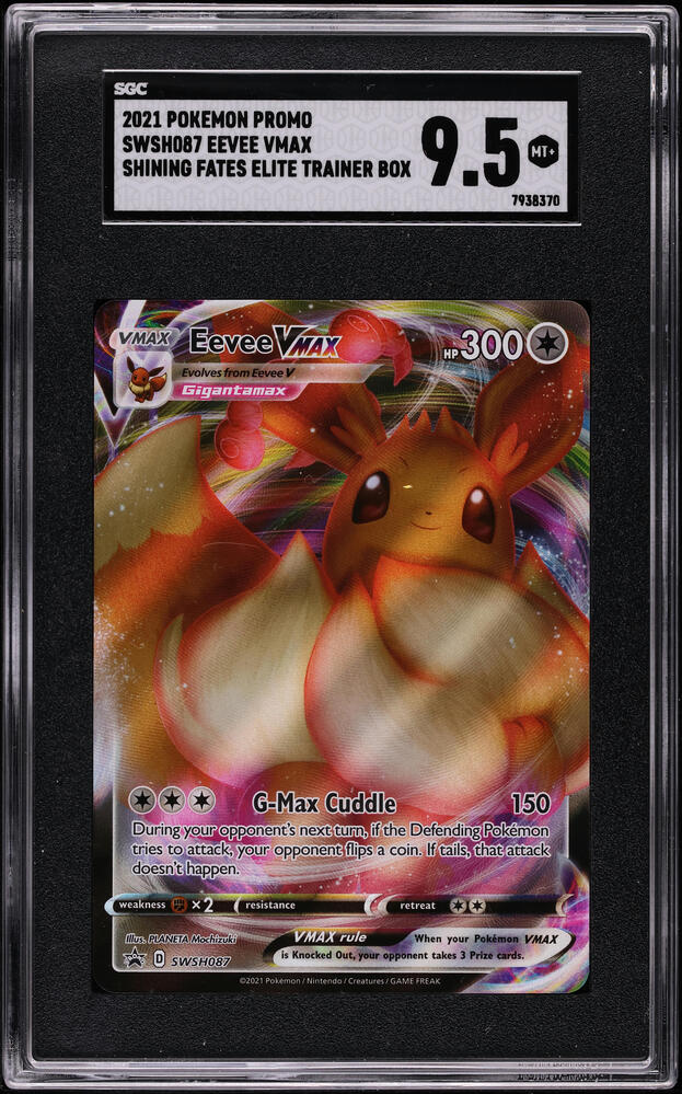 eevee vmax pokemon card value SWSH087 (Graded) Case your opponent flips a coin Eevee 2021 Pokemon Japanese VMAX
