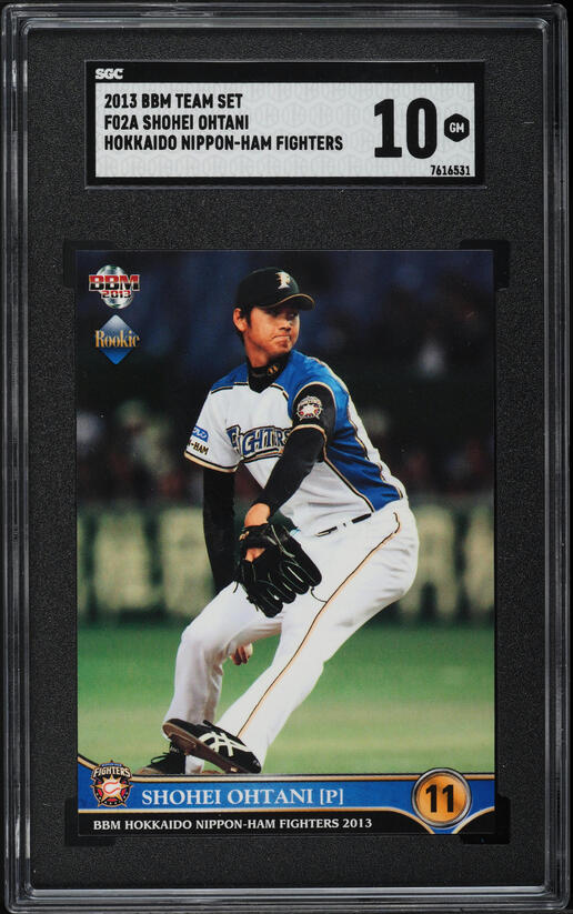 2013 BBM Team Set Hokkaido Nippon-Ham Fighters Shohei Ohtani