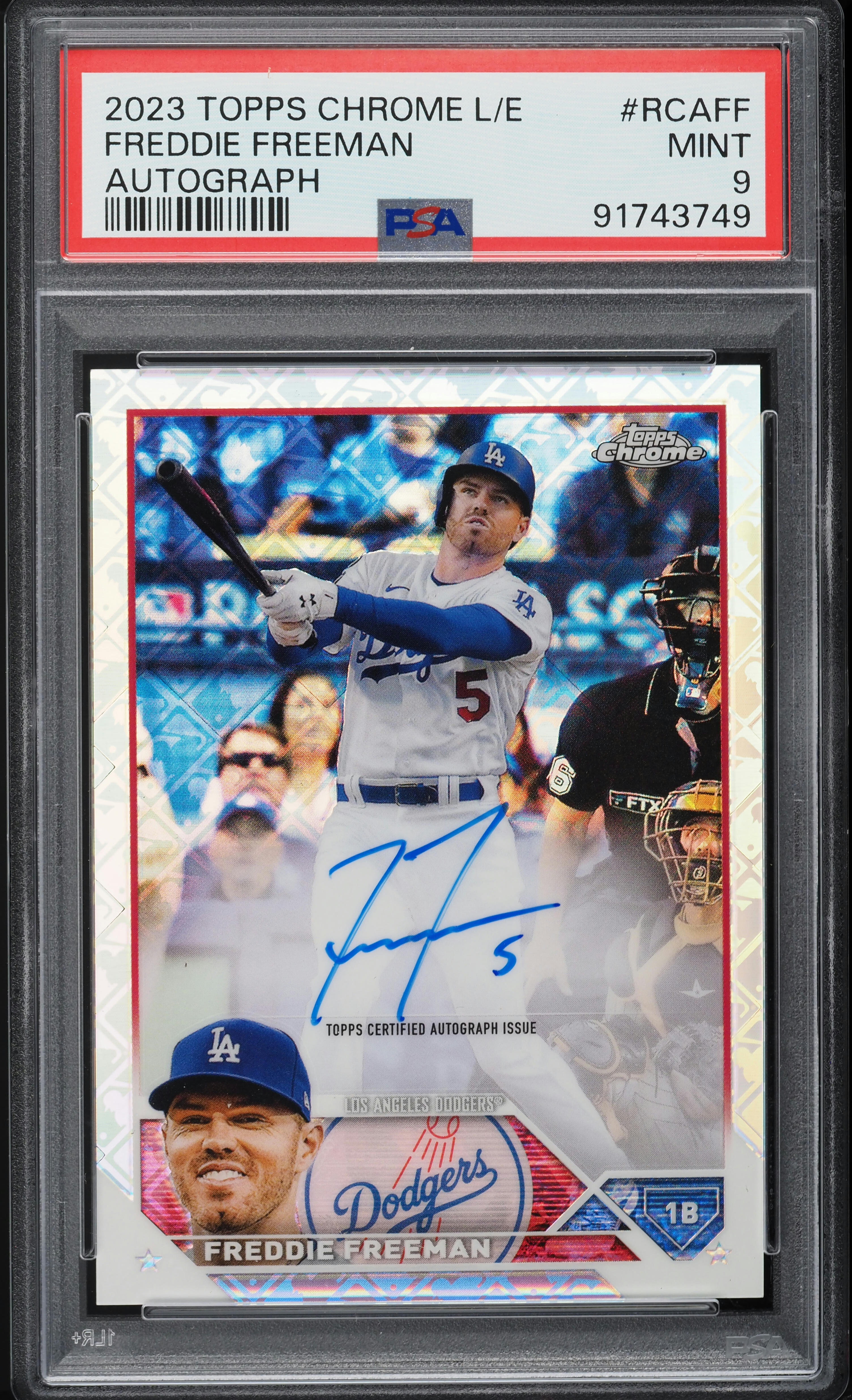 2023 Topps Chrome Logofractor Edition Refractor Freddie Freeman 