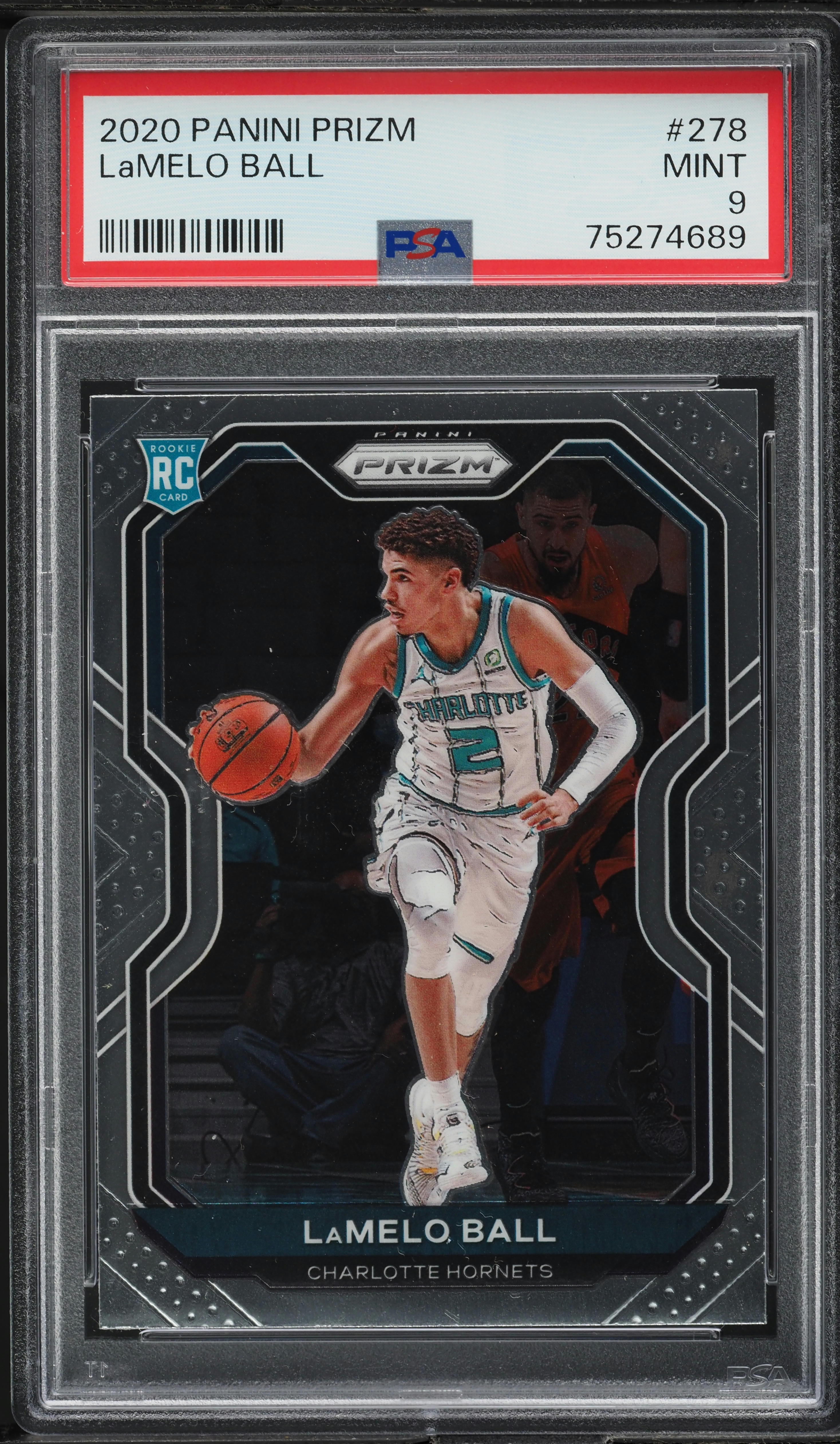 2020 Panini Prizm LaMelo Ball ROOKIE #278 PSA 9 MINT on Fanatics