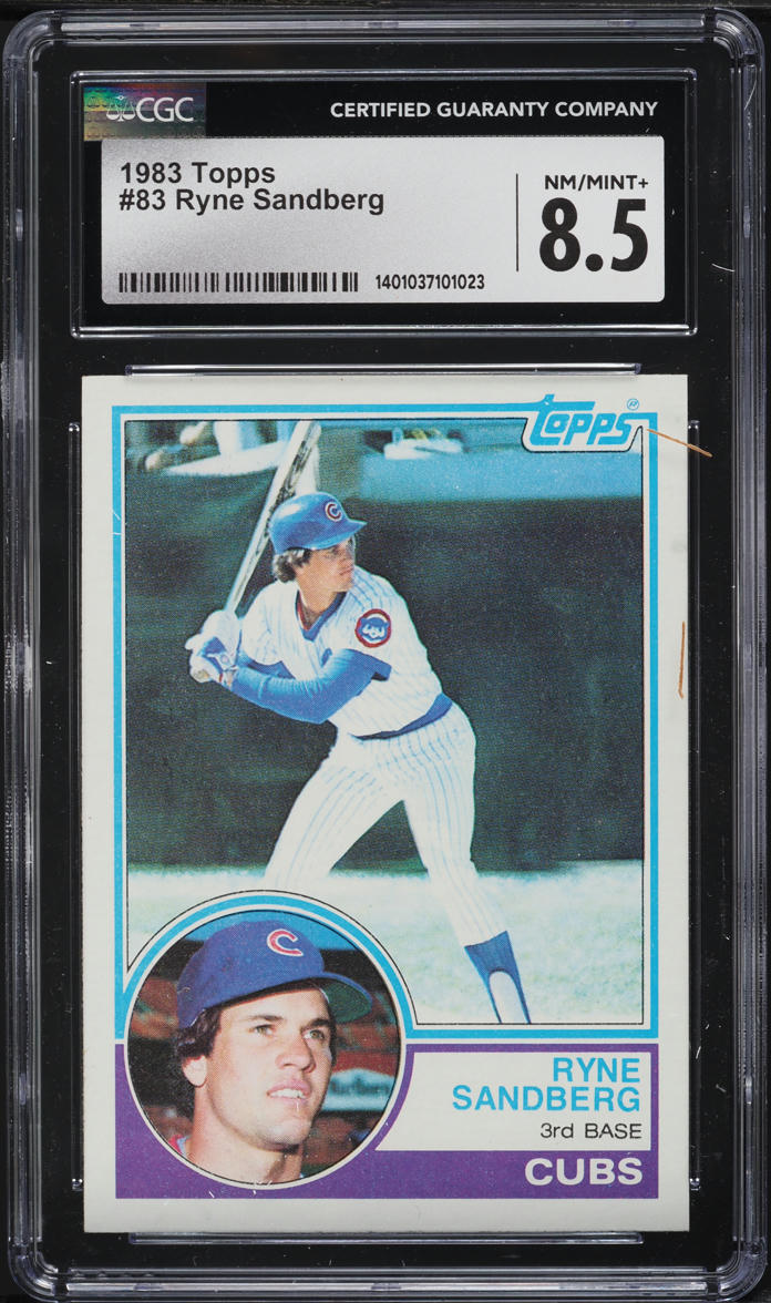 1983 Topps Ryne Sandberg #83 CGC 8.5 NM-MT+