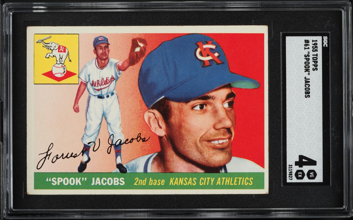 1955 Topps Spook Jacobs #61 SGC 4 VGEX