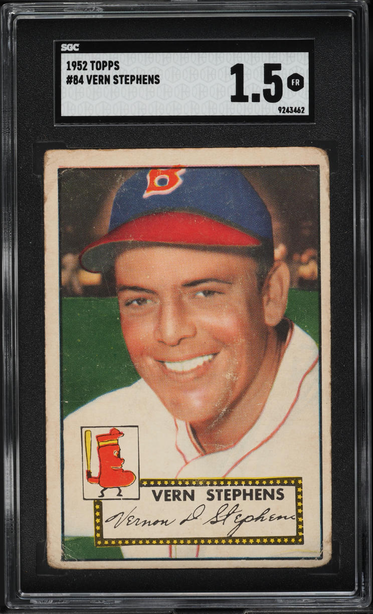 1952 Topps Vern Stephens #84 SGC 1.5 FR
