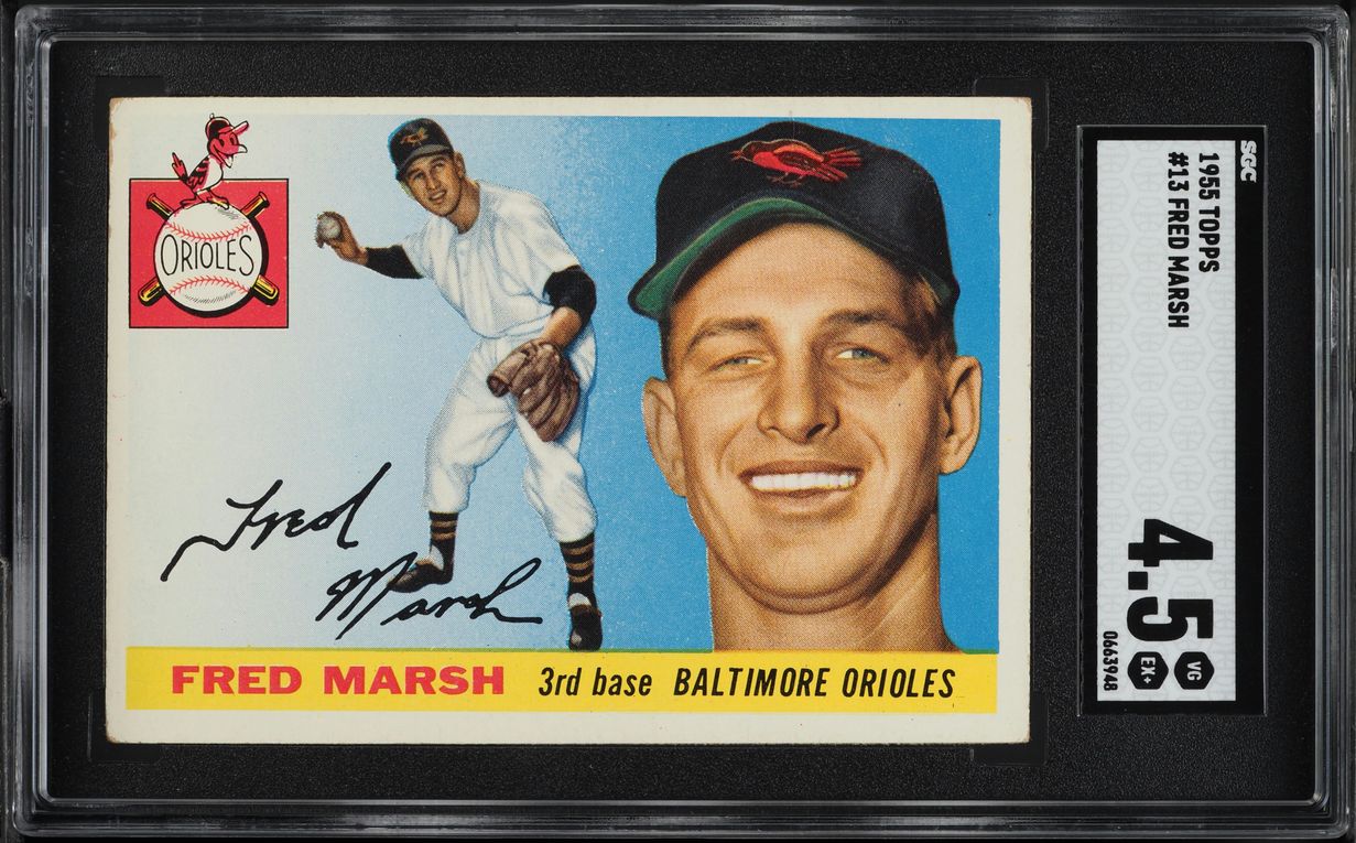 1955 Topps Fred Marsh #13 SGC 4.5 VGEX+