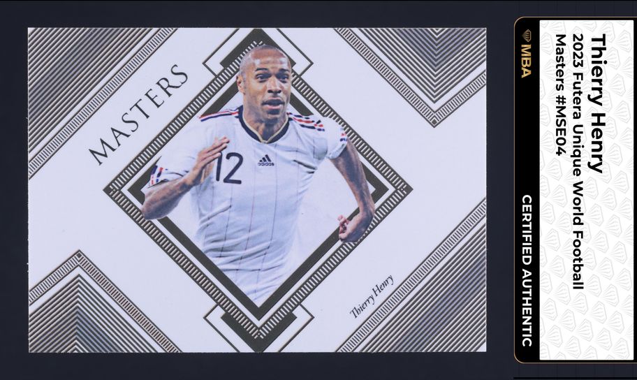 2023 Futera Unique World Football Masters Thierry Henry /5 #MSE04