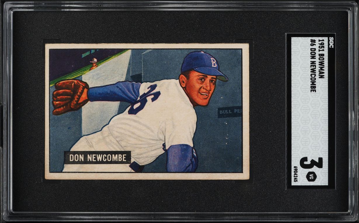 1951 Bowman Don Newcombe #6 SGC 3 VG