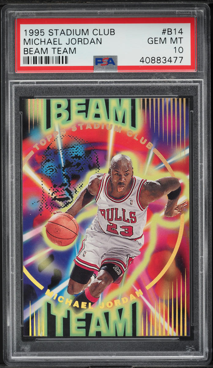 1995 Stadium Club Beam Team Michael Jordan #B14 PSA 10 GEM MINT