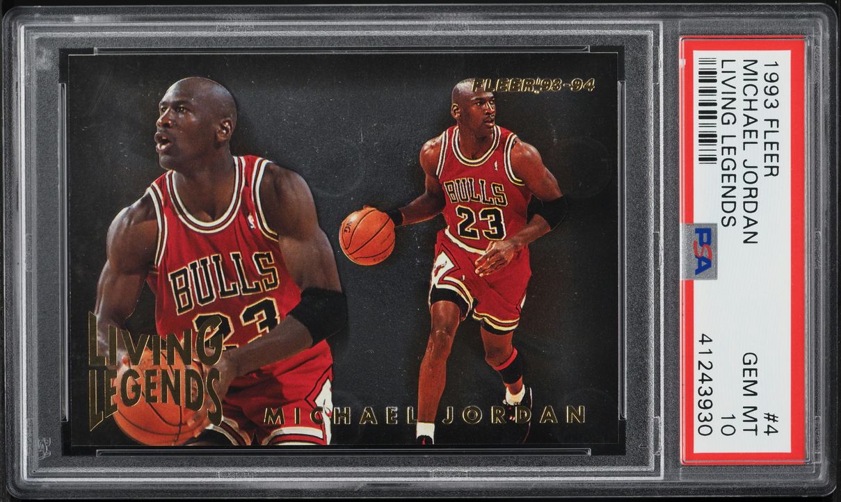 1993 Fleer Living Legends Michael Jordan #4 PSA 10 GEM MINT