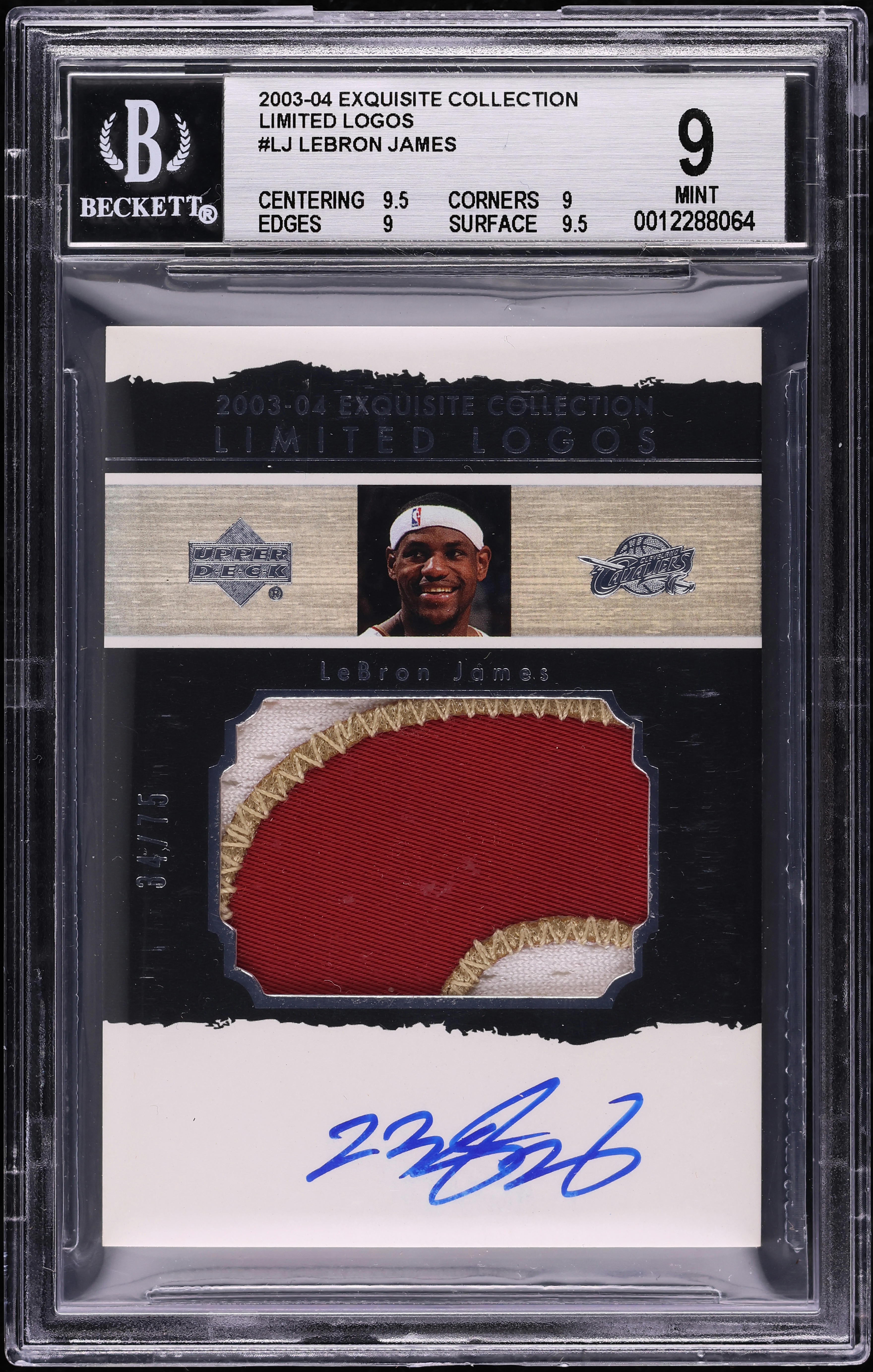 lebron james exquisite rookie