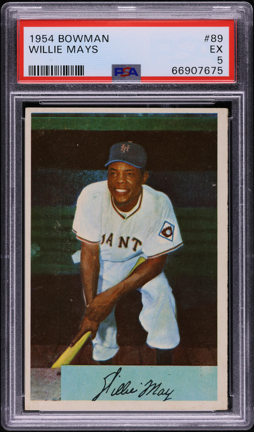 1954 Bowman Willie Mays #89 PSA 5 EX