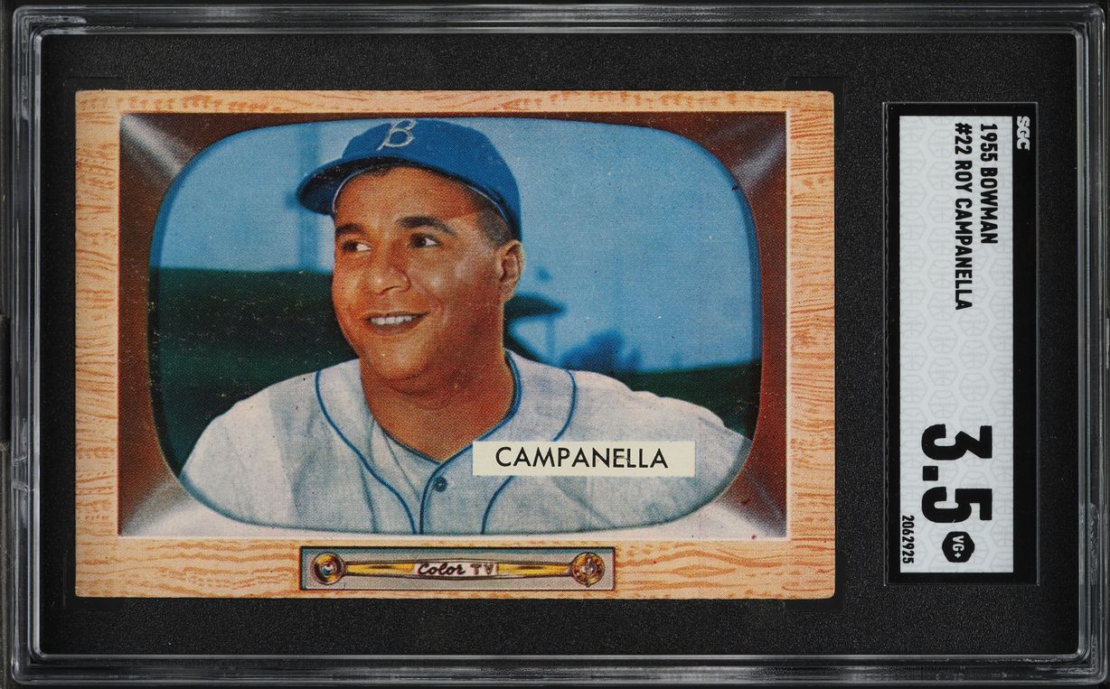 1955 Bowman Roy Campanella #22 SGC 3.5 VG+