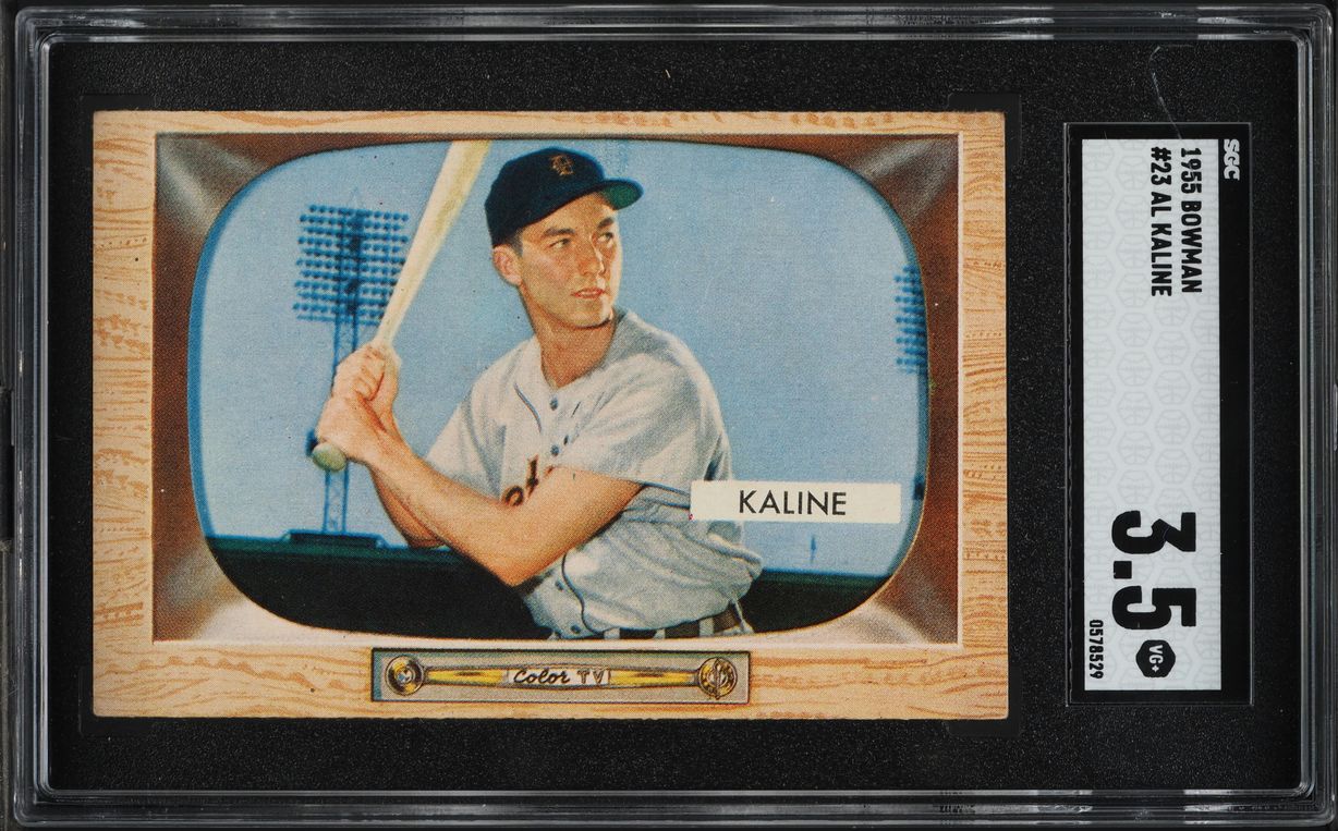 1955 Bowman Al Kaline #23 SGC 3.5 VG+