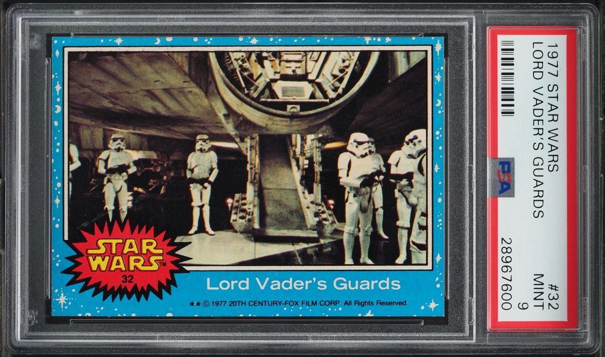 1977 Topps Star Wars Lord Vader's Guards #32 PSA 9 MINT