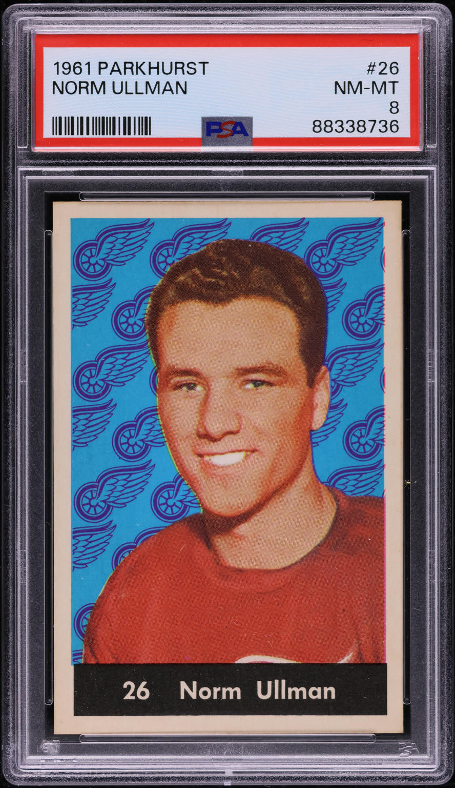 1961 Parkhurst Norm Ullman #26 PSA 8 NM-MT