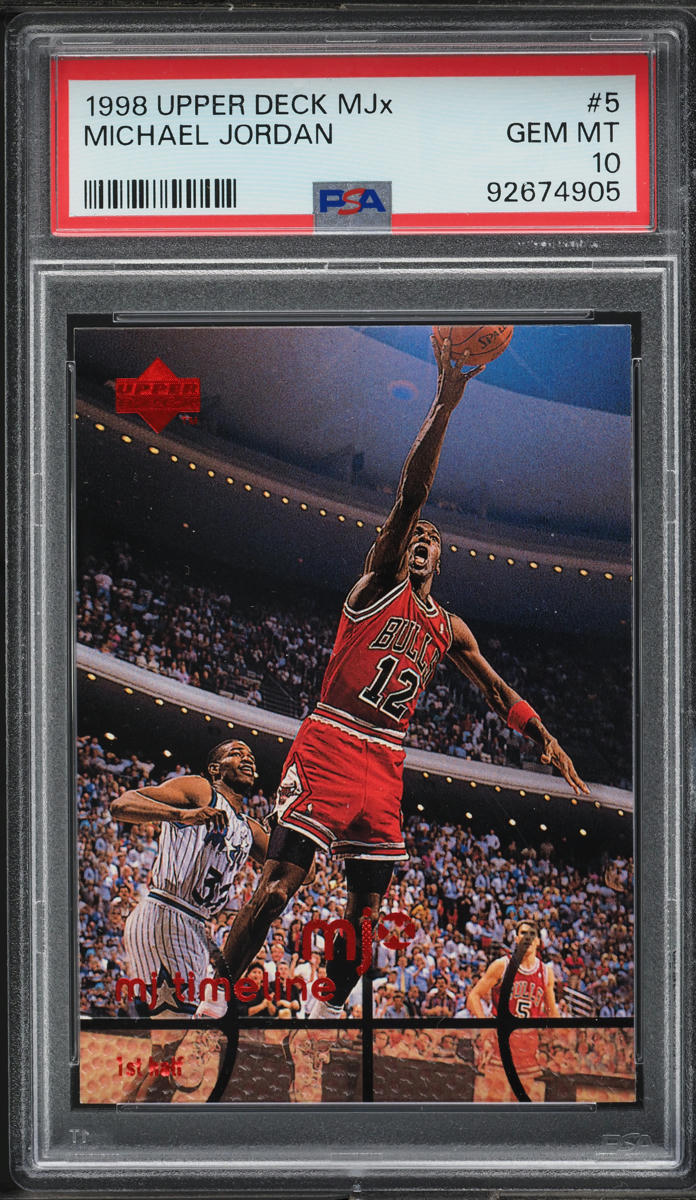 1998 Upper Deck MJx Michael Jordan #5 PSA 10 GEM MINT