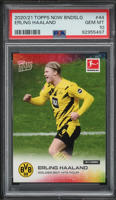 2020 Topps Now Bundesliga Erling Haaland #44 PSA 10 GEM MINT on
