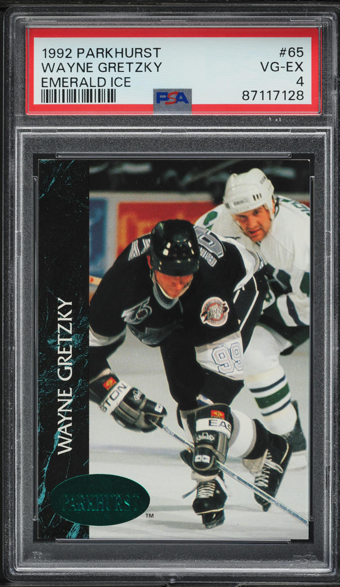 1992 Parkhurst Emerald Ice Wayne Gretzky #65 PSA 4 VGEX