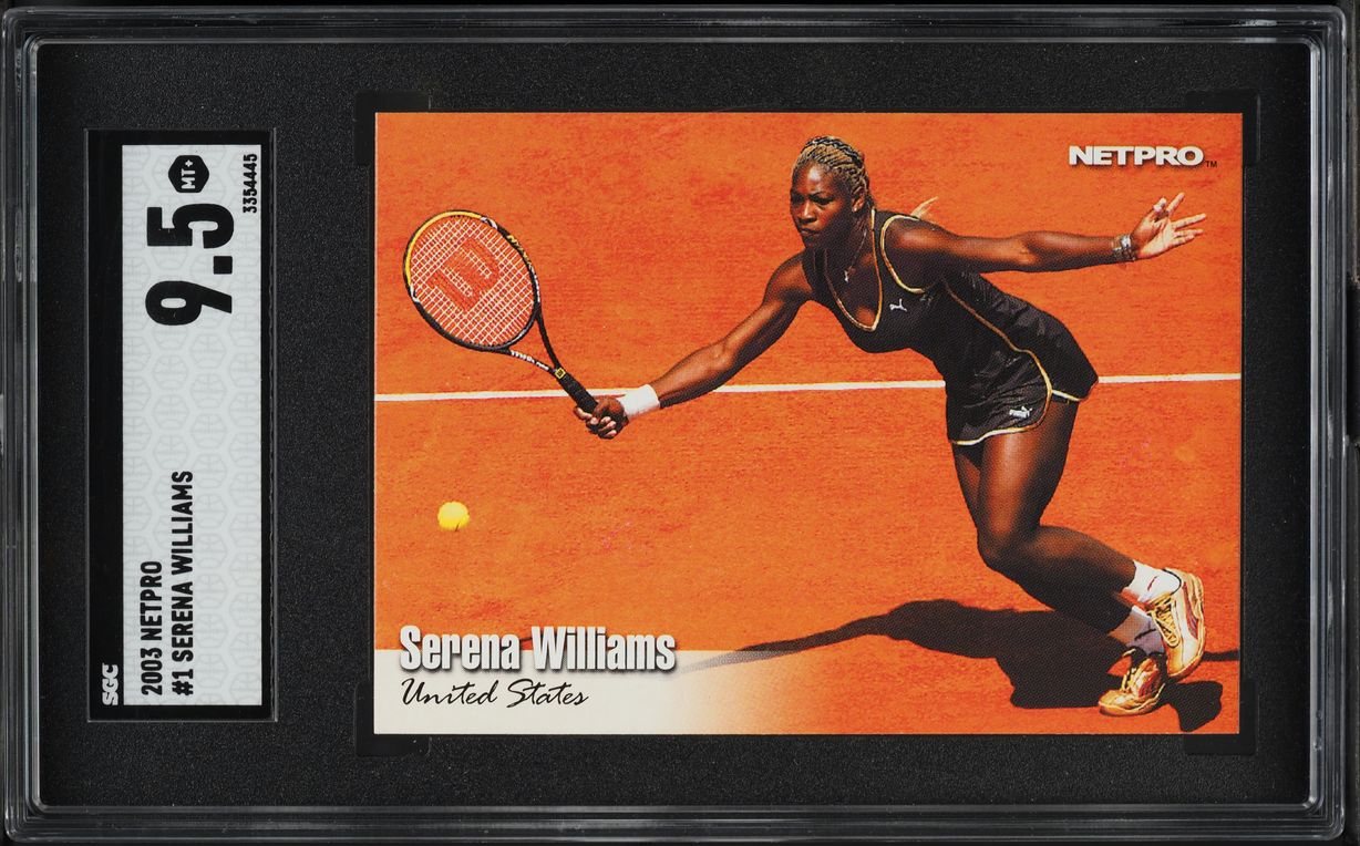 2003 Netpro Tennis Serena Williams ROOKIE #1 SGC 9.5 MINT+