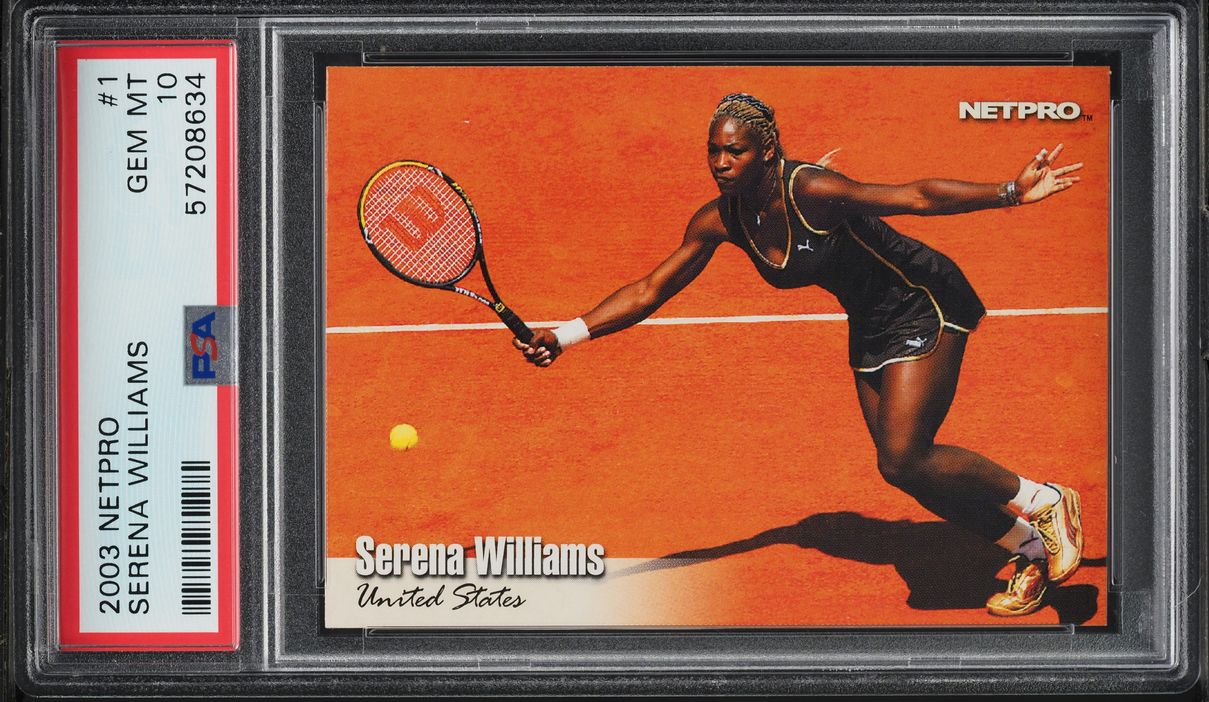 2003 Netpro Tennis Serena Williams ROOKIE #1 PSA 10 GEM MINT